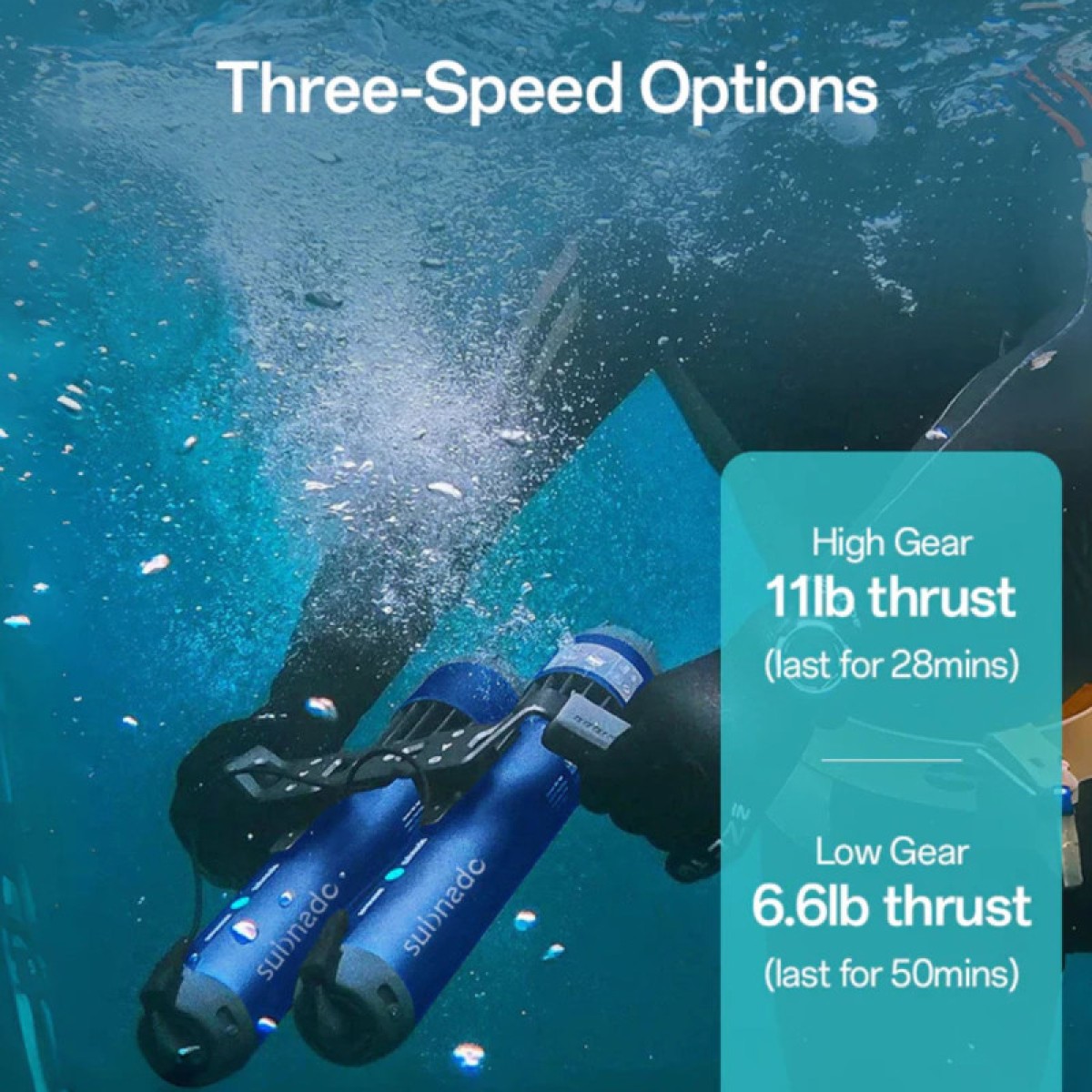 Ηλεκτρικό SeaScooter SUBNADO LITE - Waydoo