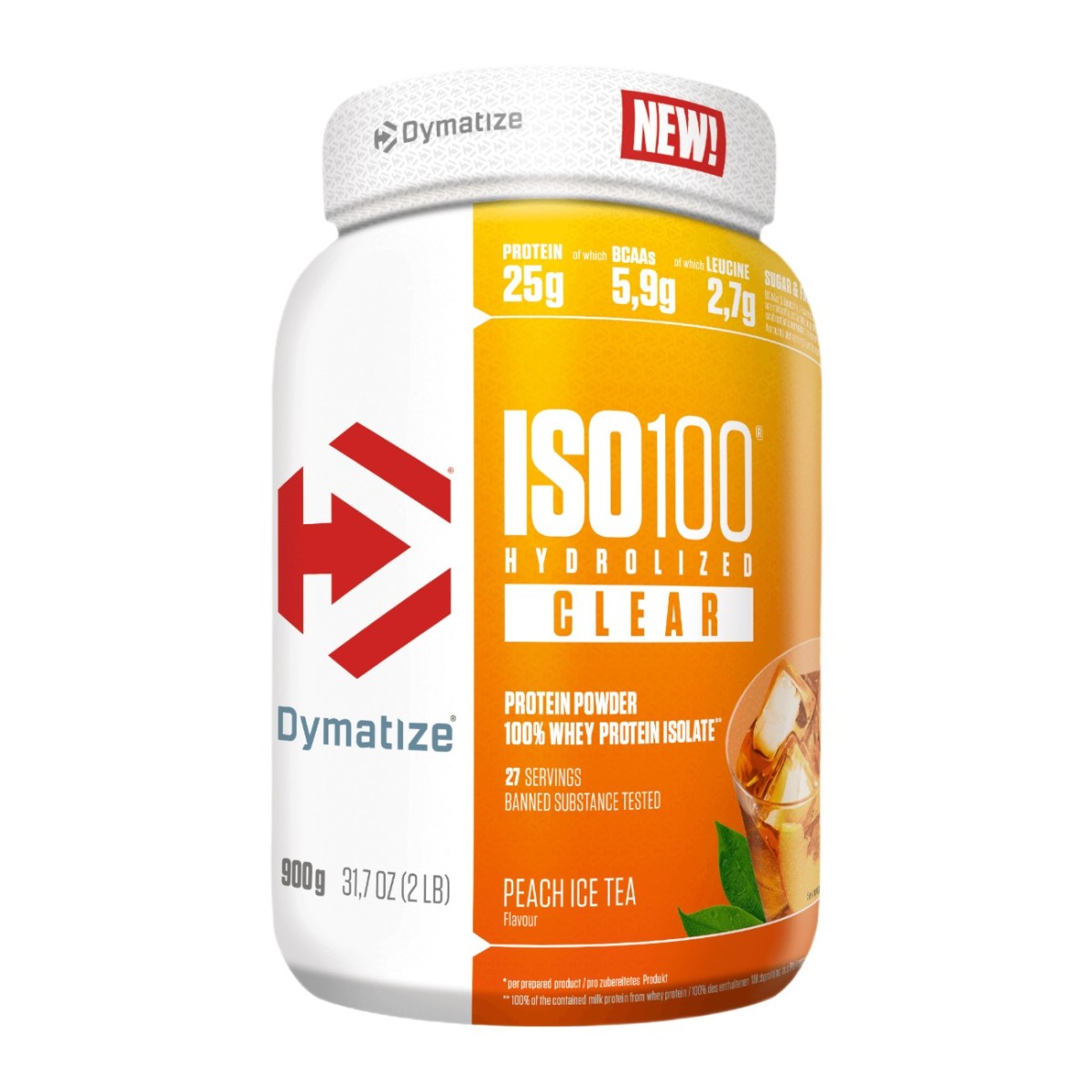 ISO 100 Hydrolyzed Clear 900gr (Dymatize)