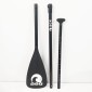 Κουπί sup ρυθμιζόμενο 170-210cm  αλουμινίου σπαστό σε 3 μέρη Μαύρο - SCK 
