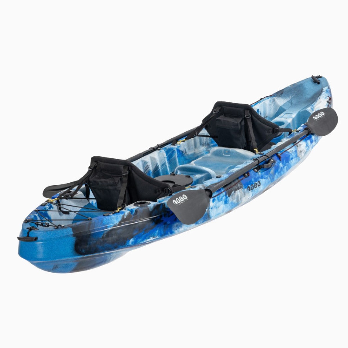 Nereus HD Θαλάσσιο καγιάκ 3 θέσεων - Μπλε/ Άσπρο Camo SCK