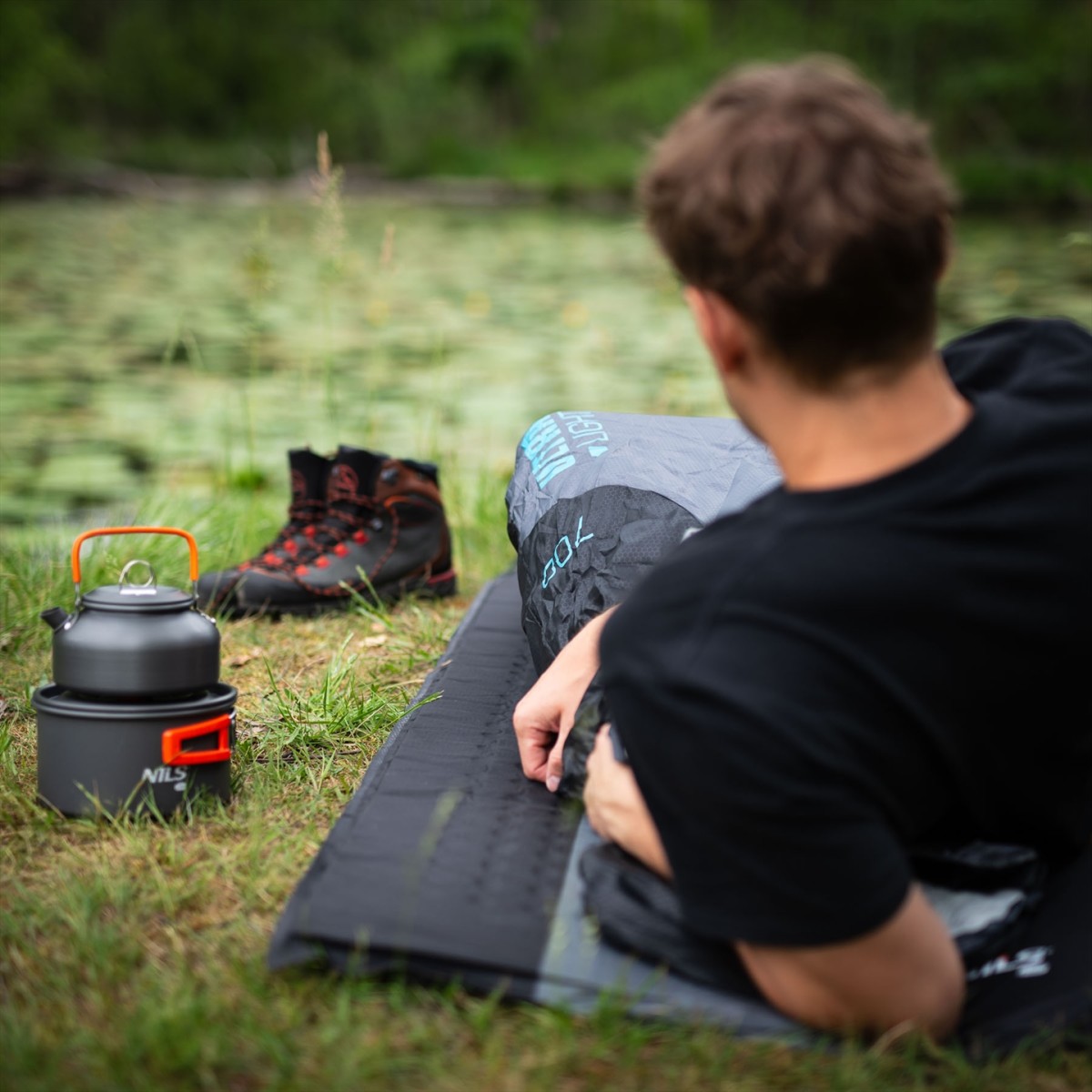 Υπνόσακος Nils Camp NC1705 ULTRA LIGHT Μαύρο 710G