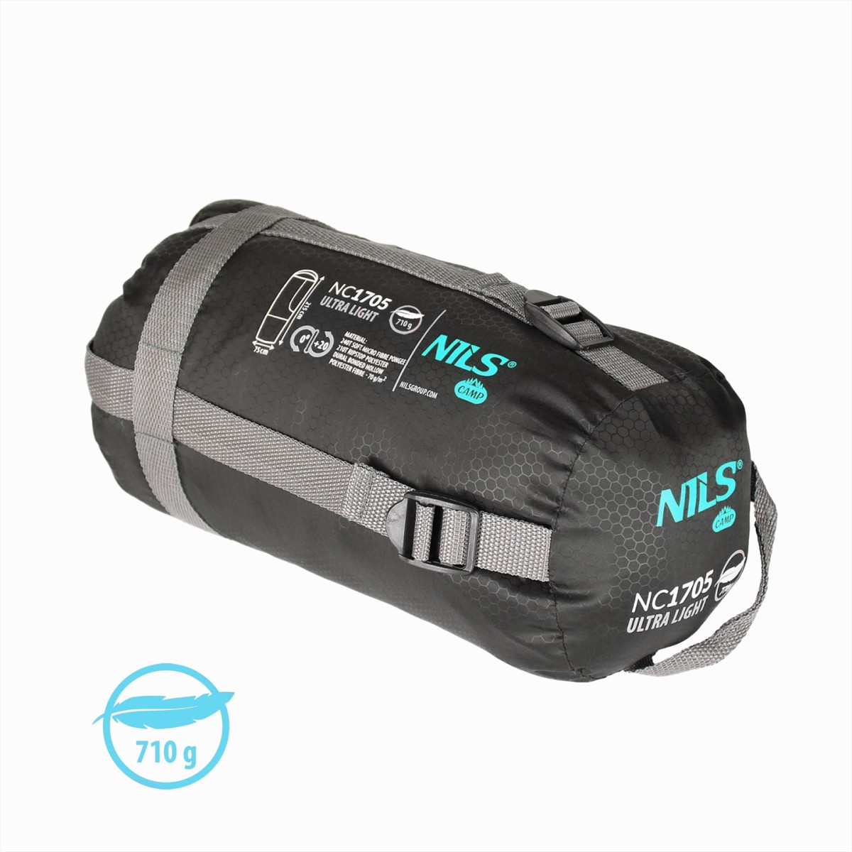 Υπνόσακος Nils Camp NC1705 ULTRA LIGHT Μαύρο 710G