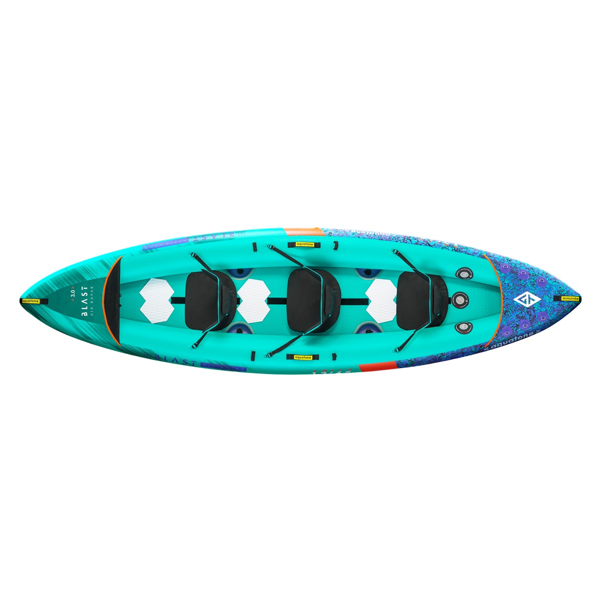BLAST RECREATIONAL KAYAK / 3-PERSON (AQUATONE)