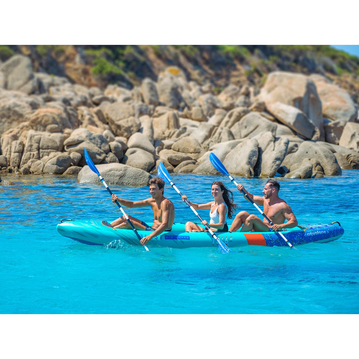 BLAST RECREATIONAL KAYAK / 3-PERSON (AQUATONE)