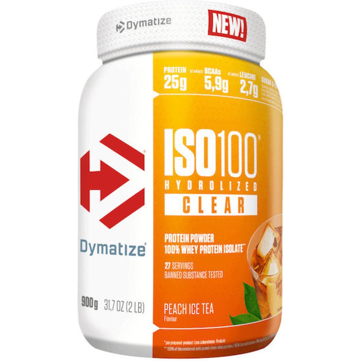 ISO 100 Hydrolyzed Clear 900gr (Dymatize)