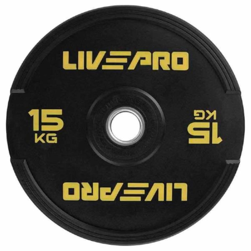 Επαγγελματικοί Δίσκοι Bumper LivePro Ø50 (15kg) B-8331-15