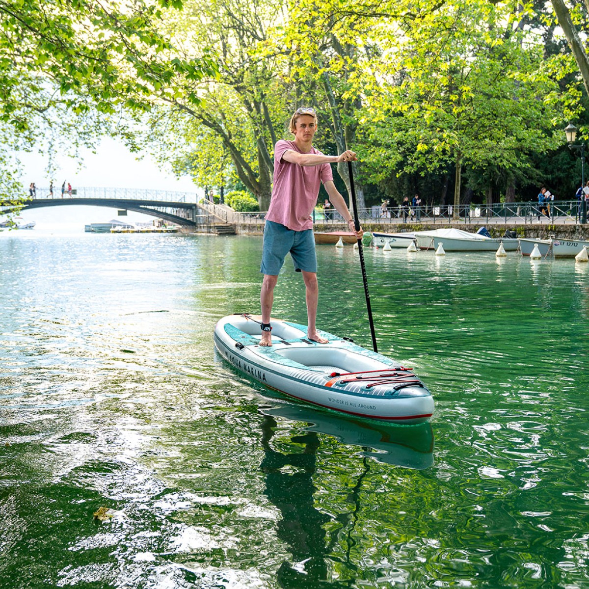 Φουσκωτή Σανίδα SUP-KAYAK CASCADE 402X98X20cm BT-24CATP AM.28391