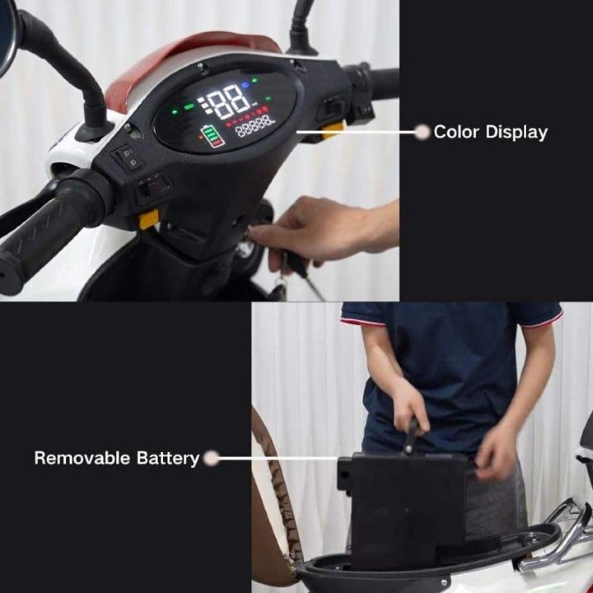 Ηλεκτρικό Moτοποδήλατο XYZ 1000W 48V 25Ah Li Velogreen