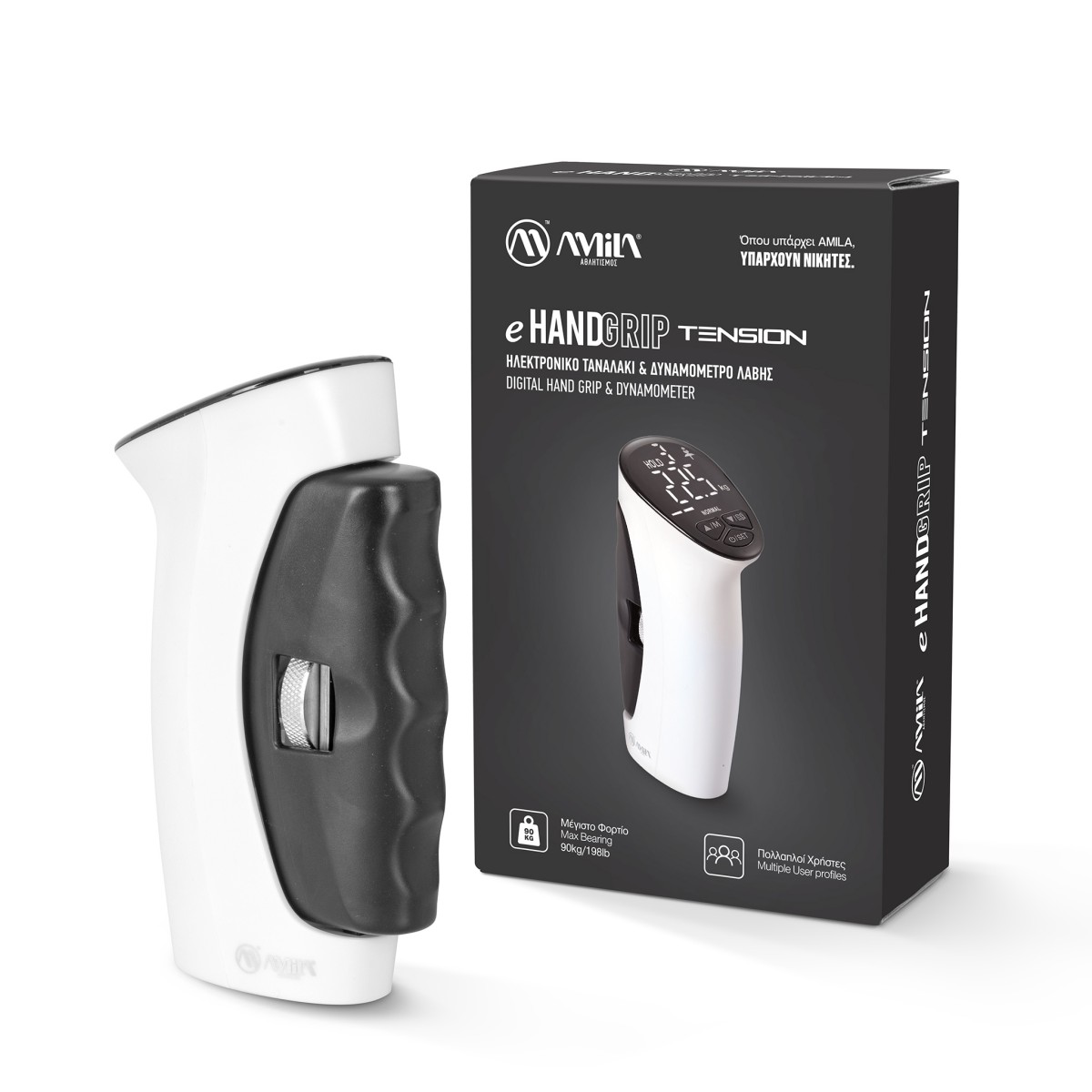 Ηλεκτρονικό Ταναλάκι & Δυναμόμετρο e-HandGrip Tension Amila 44037