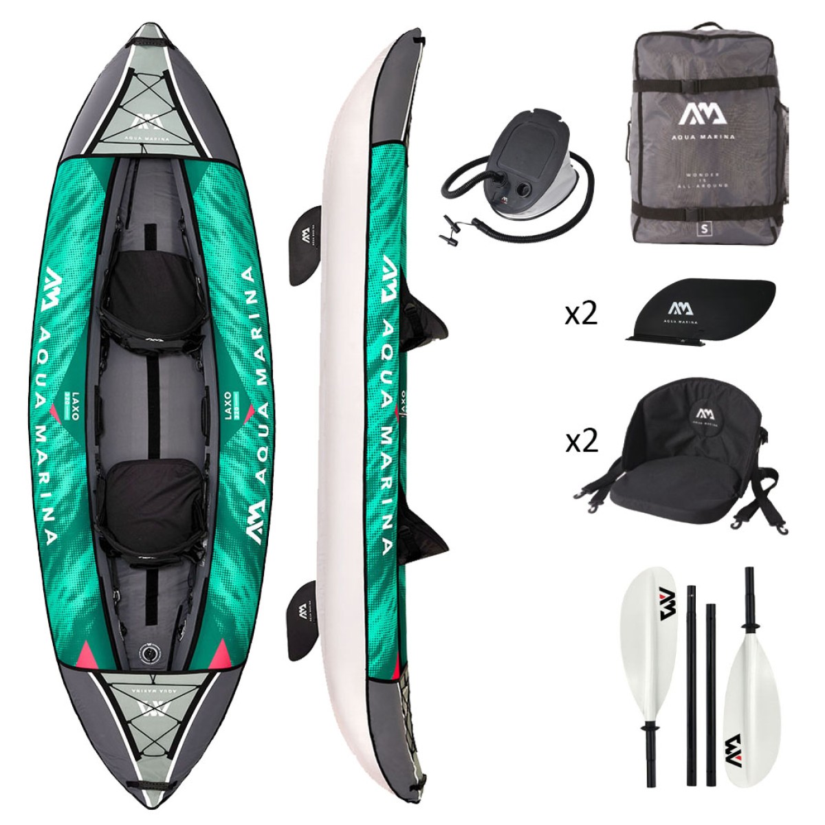 AM KAYAK LAXO 2AT.10'6'' 320X90CM