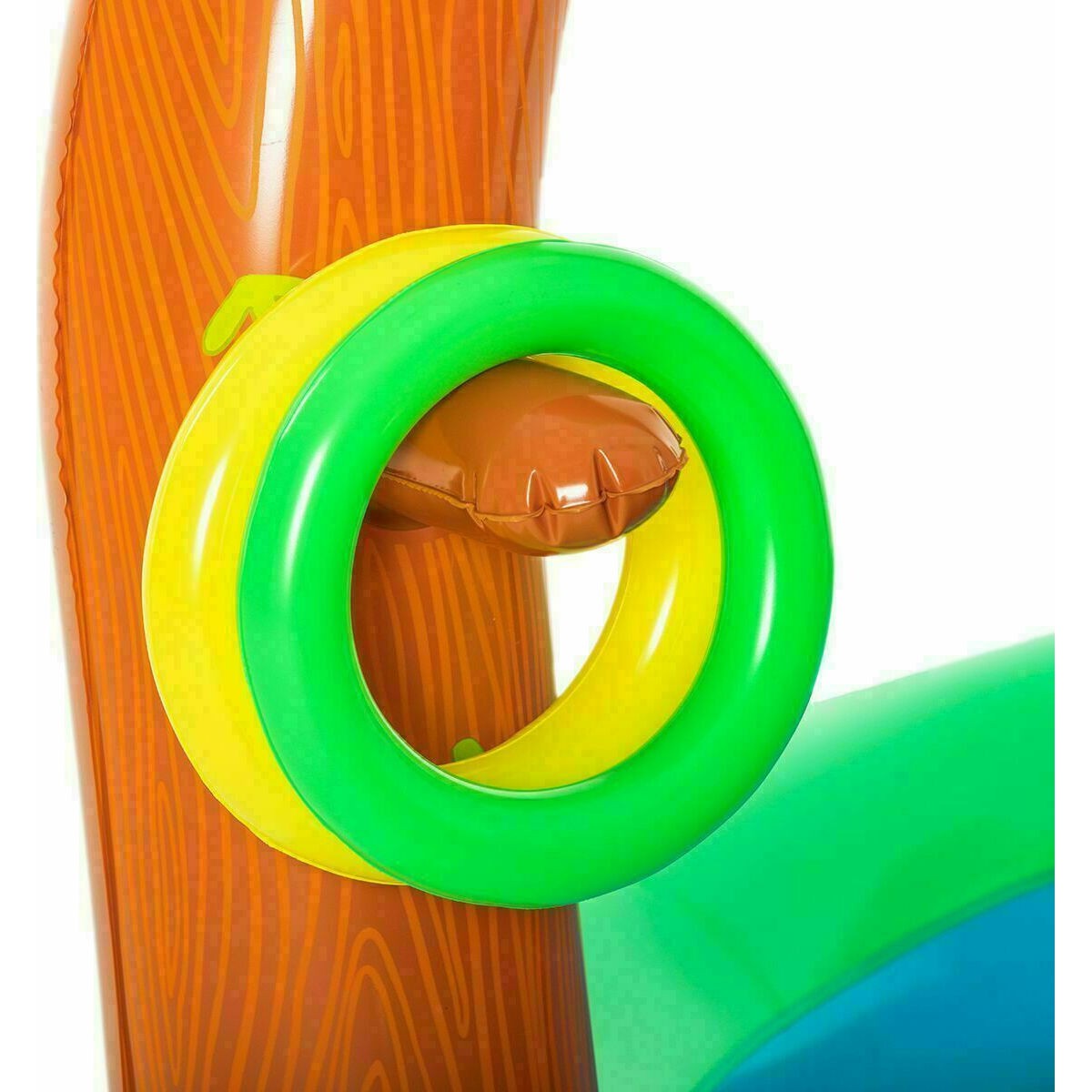Παιδική Πισίνα Φουσκωτή 295x199x30εκ. Πράσινη Friendly Woods Play Center Bestway
