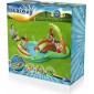 Παιδική Πισίνα Φουσκωτή 295x199x30εκ. Πράσινη Friendly Woods Play Center Bestway