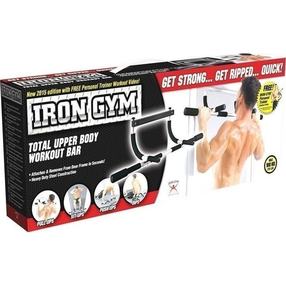 Chin Up Gym - Iron Gym Μονόζυγο Πόρτας