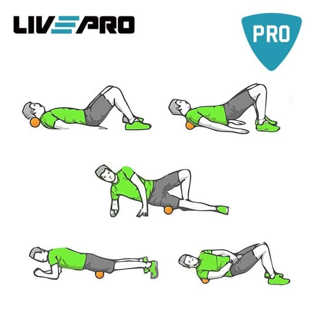 Ημι-Επαγγελματικό Muscle Roller Ball Live Pro 8501