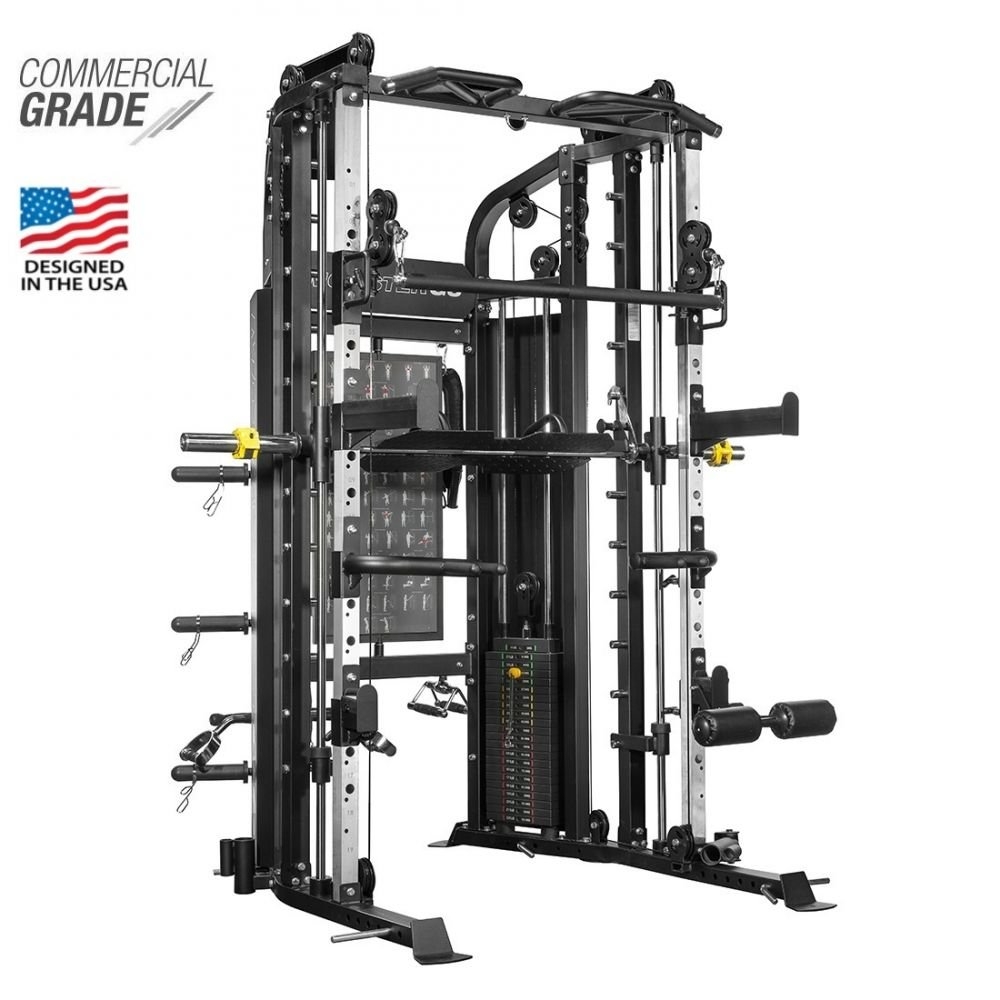 Επαγγελματικό Πολυόργανο Γυμναστικής Force USA - Monster G6 - B (Smith, Crossover, Κλωβός Δύναμης)