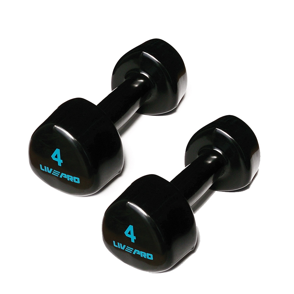 Επαγγελματικοί Αλτήρες Βινύλιου Studio Dumbbell Live Pro 4 kg B-8070-04 (Ζεύγος)