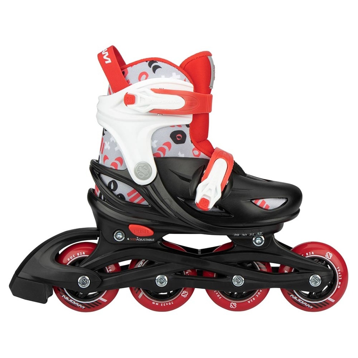 Inline Skates Ρυθμιζόμενα 3‑σε‑1 "Street Shift" Nijdam