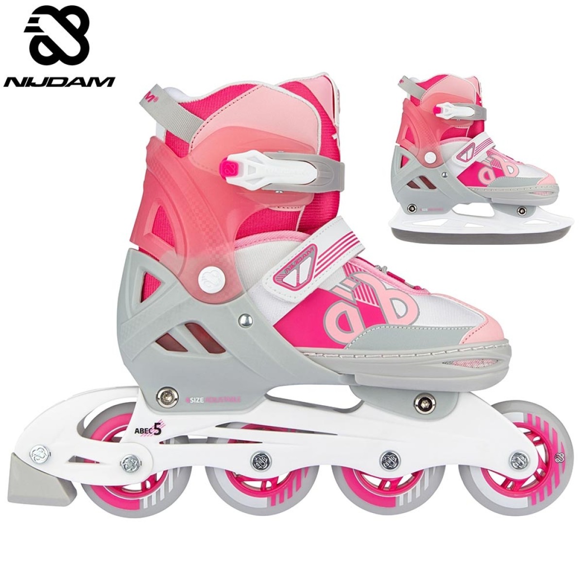 Inline Skates ‑ Παγοπέδιλα Combo "Bold Berry" Nijdam