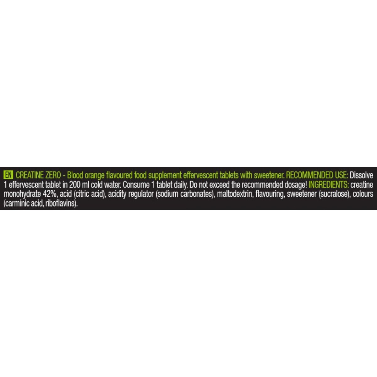 Creatine Effervescent 18tabs (BIOTECH USA)