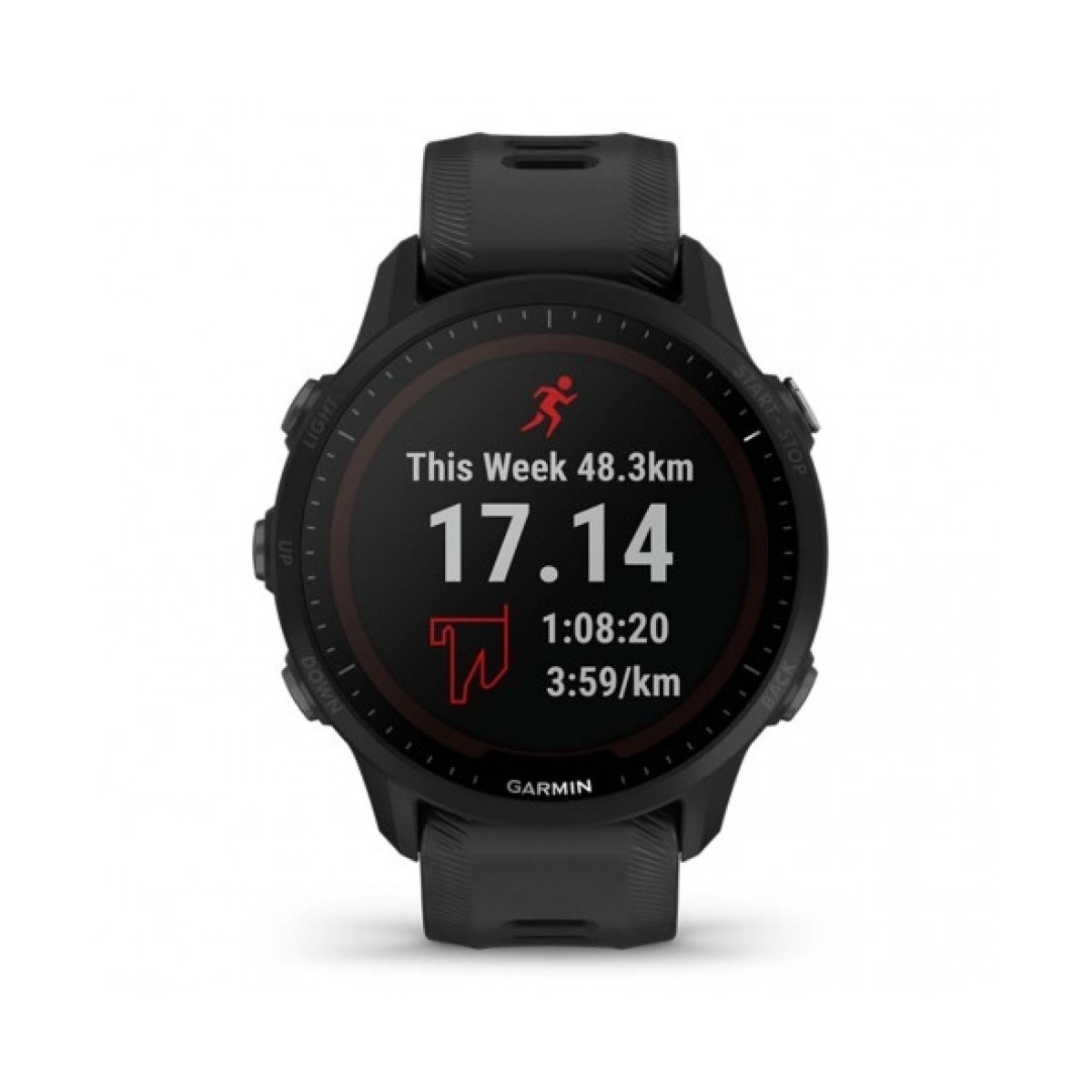 Garmin Forerunner 955 Solar Black Silicone Strap GA-010-02638-20