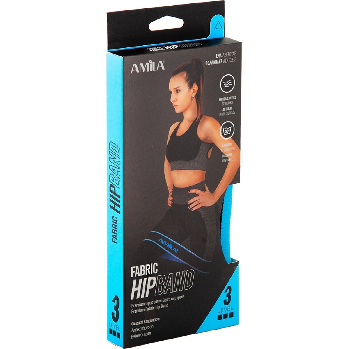 Λάστιχο Αντίστασης AMILA Fabric HipBand Heavy 96622