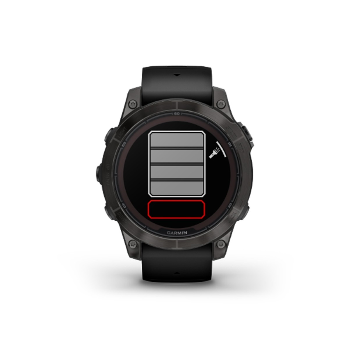 GARMIN Fenix 7 Pro Sapphire Solar Titanium Carbon Gray DLC with Black GA-010-02777-11