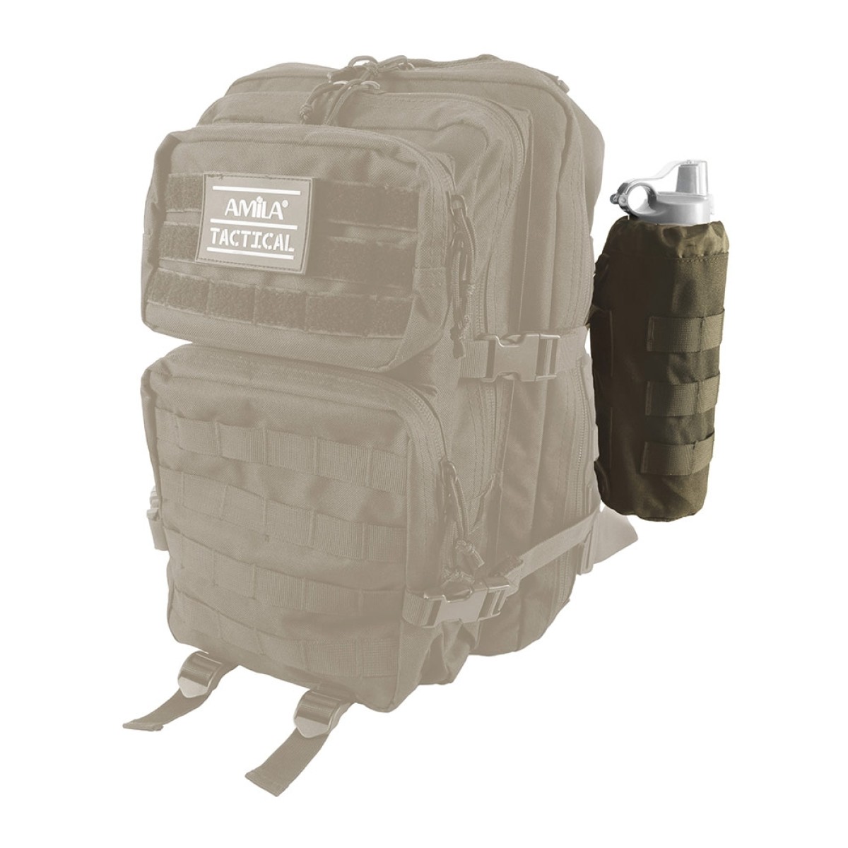 Θήκη Μπουκαλιού Χακί AMILA Tactical 95352