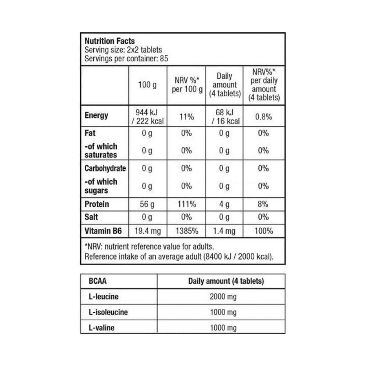 BCAA+B6 200tabs (Biotech Usa)