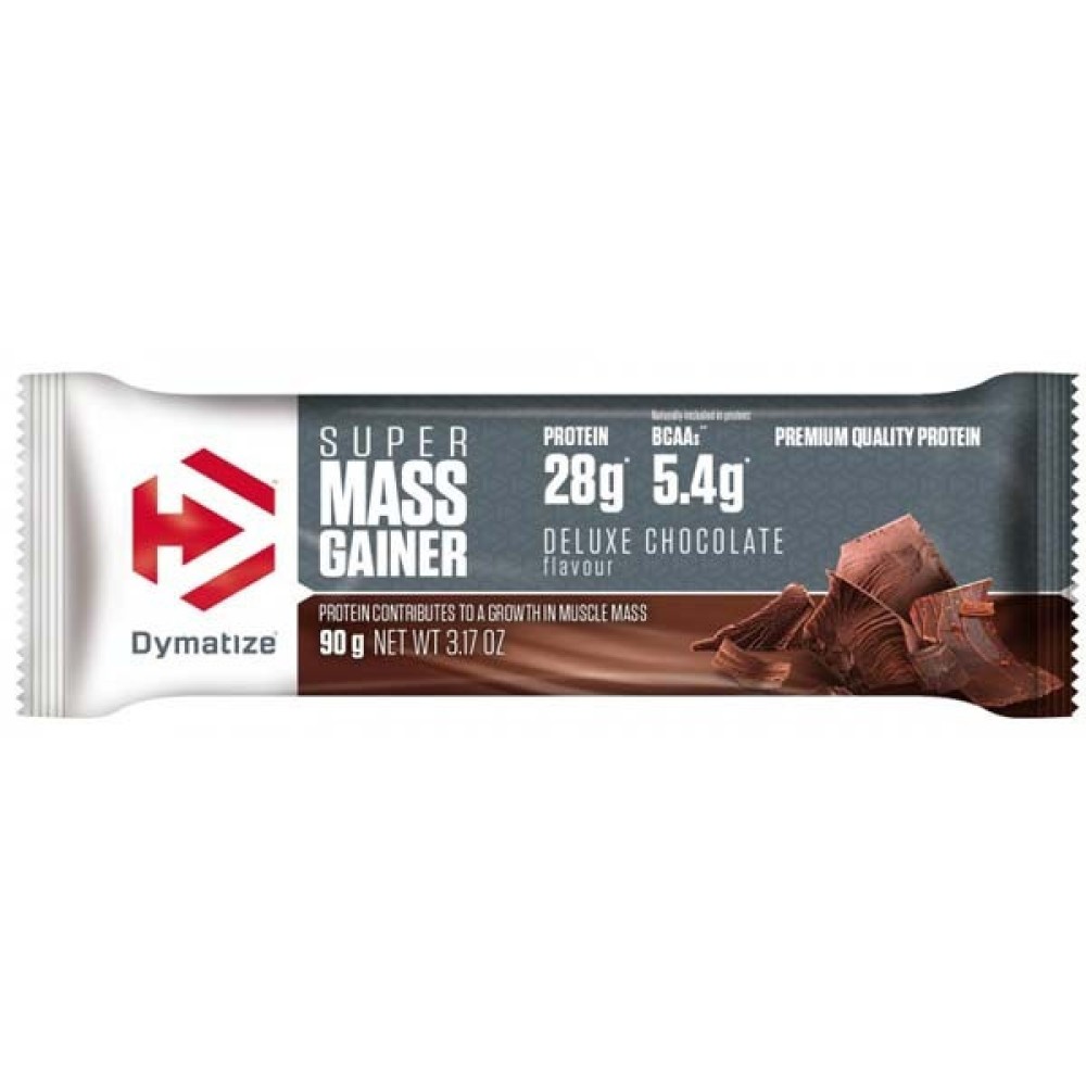 Μπάρα Πρωτείνης Super Mass Gainer Bar 90gr Dymatize Chocolate