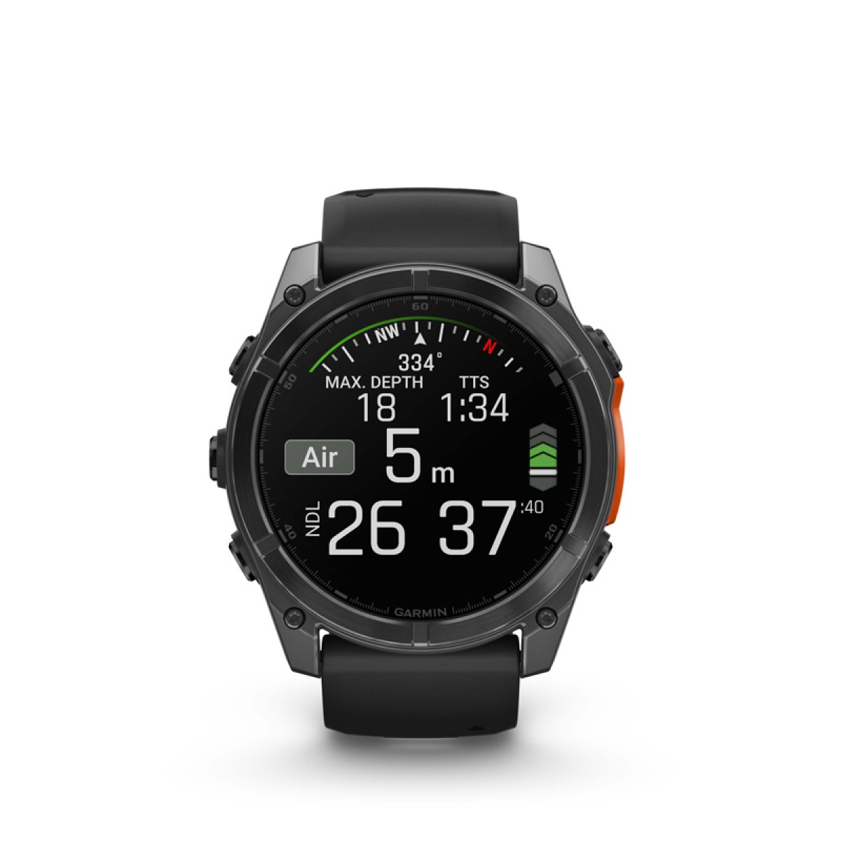 GARMIN Fenix 8 51mm Amoled Slate Gray with Black GA-010-02905-00