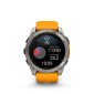 GARMIN Fenix 8 51mm Amoled Sapphire Titanium with Spark Orange and Graphite GA-010-02905-11