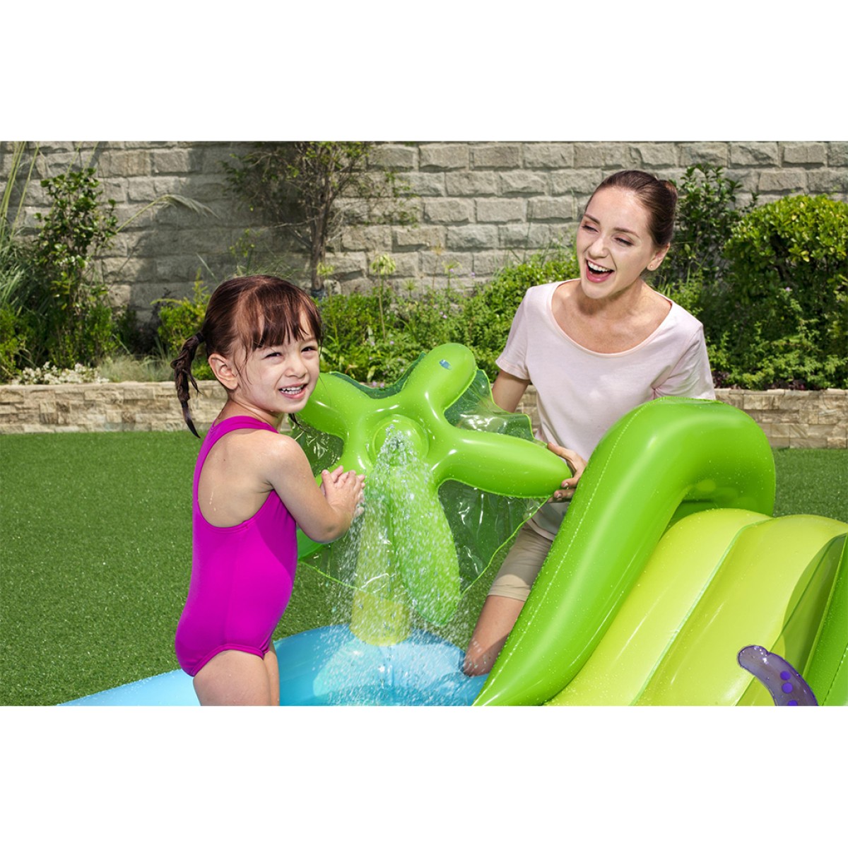 Φουσκωτή πισίνα 53052 FANTASTIC AQUARIUM PLAY POOL 239Χ206Χ86 Bestway