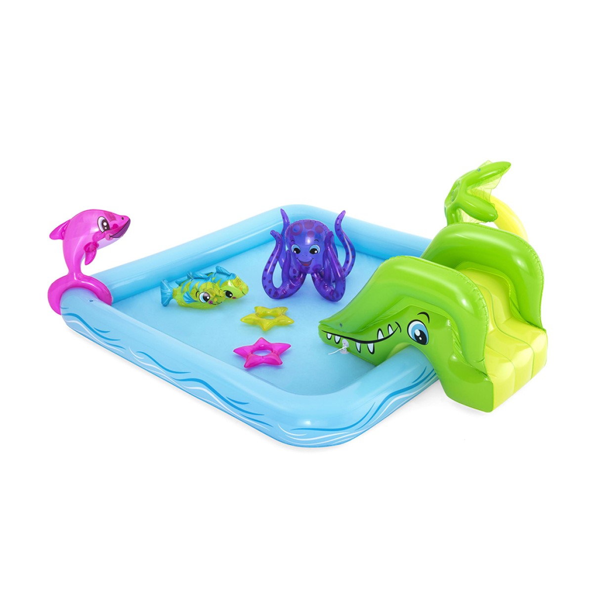 Φουσκωτή πισίνα 53052 FANTASTIC AQUARIUM PLAY POOL 239Χ206Χ86 Bestway