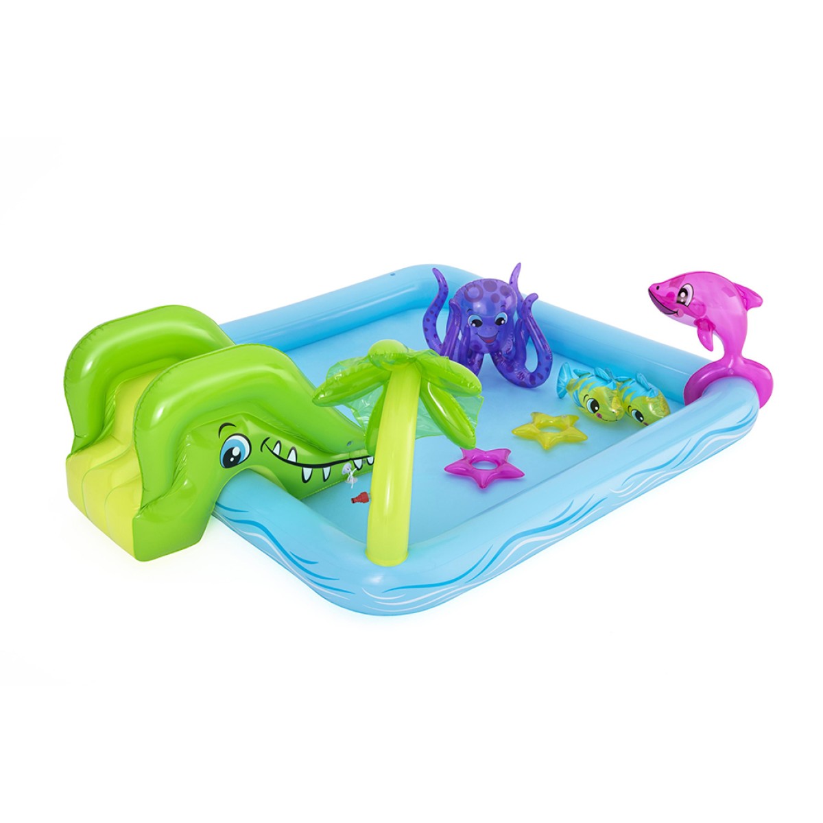 Φουσκωτή πισίνα 53052 FANTASTIC AQUARIUM PLAY POOL 239Χ206Χ86 Bestway