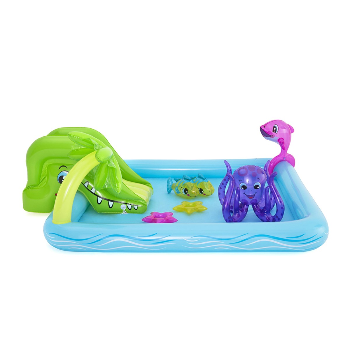 Φουσκωτή πισίνα 53052 FANTASTIC AQUARIUM PLAY POOL 239Χ206Χ86 Bestway