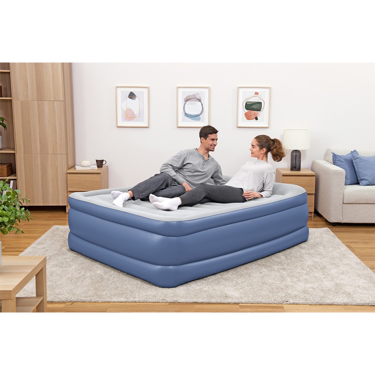 Φουσκωτό στρώμα 7690 TRITECH AIRBED QUEEN BULT-IN AC PUMP 203x152x61cm Bestway