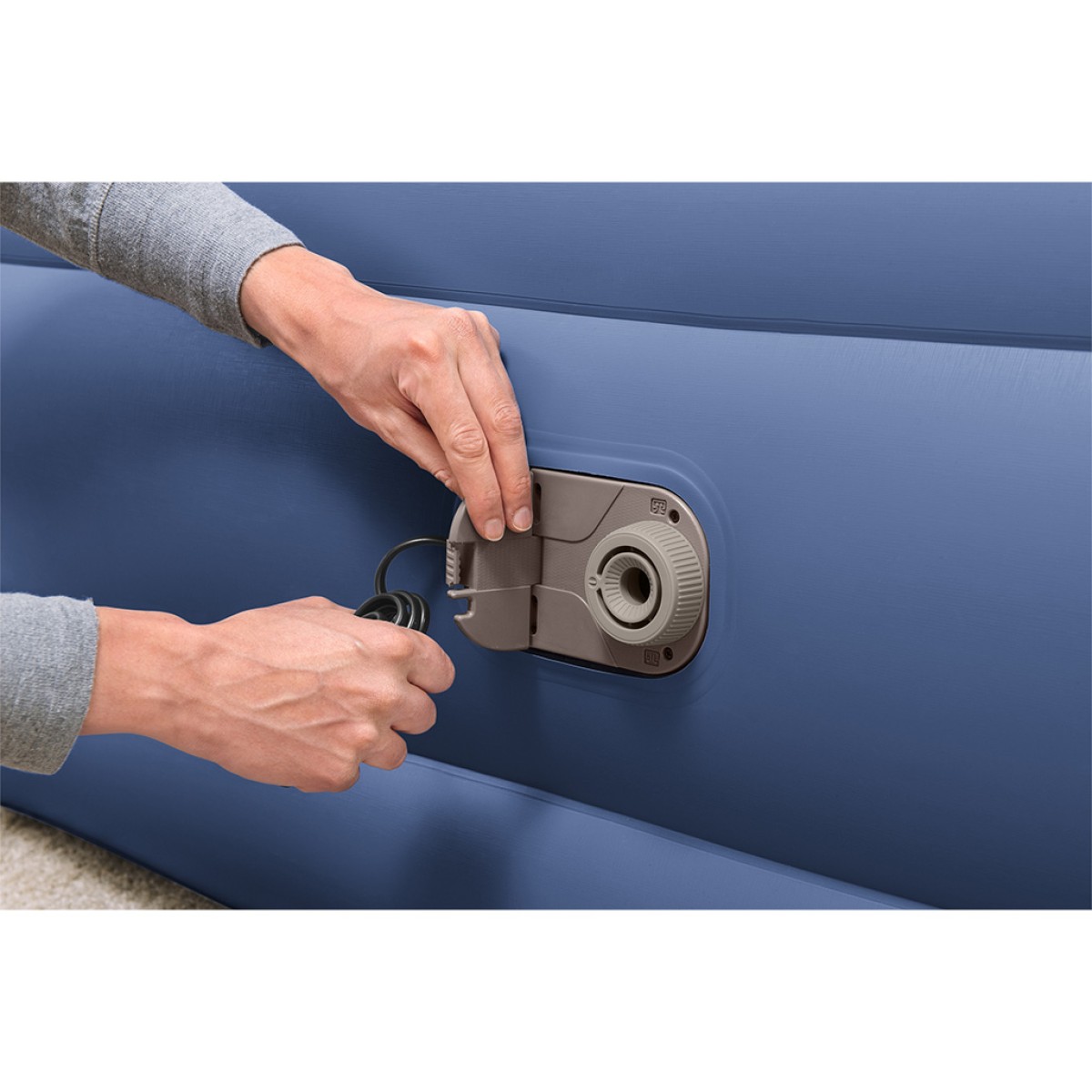Φουσκωτό στρώμα 7690 TRITECH AIRBED QUEEN BULT-IN AC PUMP 203x152x61cm Bestway