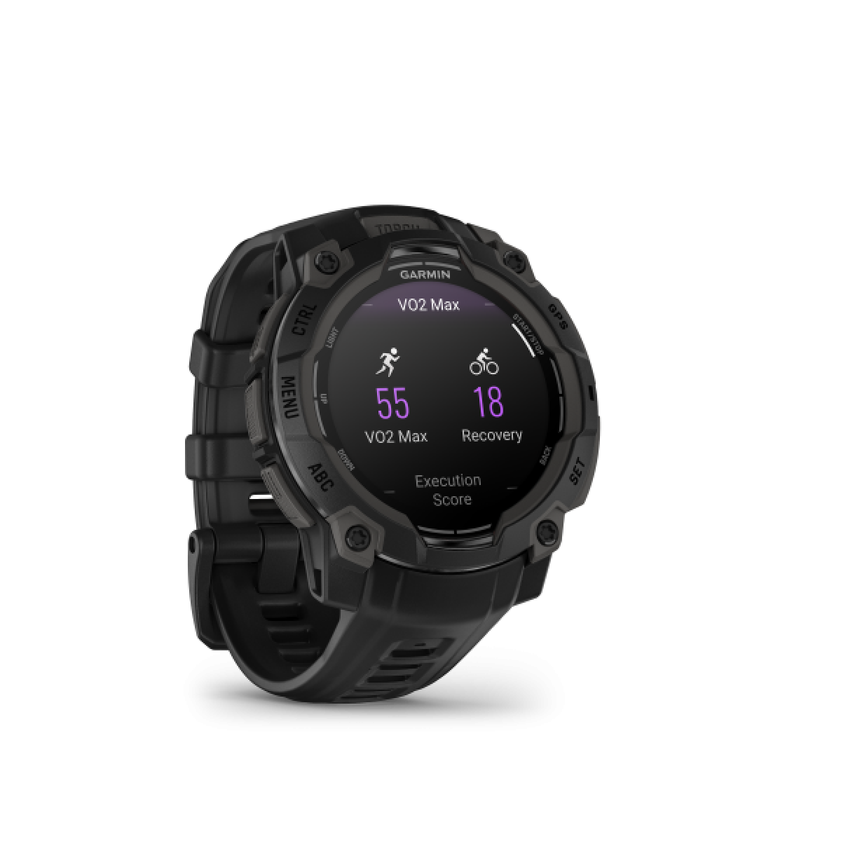 GARMIN Instinct 3 45mm AMOLED Black with Black Silicone Band GA-010-02936-00