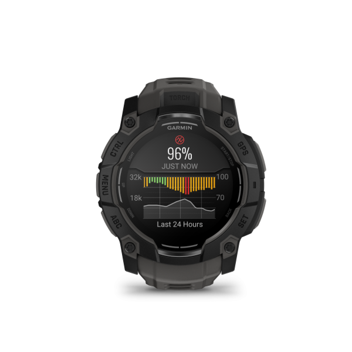 GARMIN Instinct 3 Amoled 50mm Black with Charcoal GA-010-03020-00