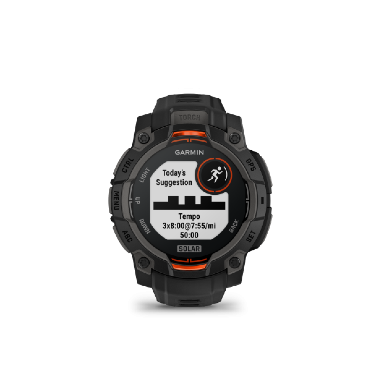 GARMIN Instinct 3 Solar 50mm Black With Charcoal GA-010-02935-00