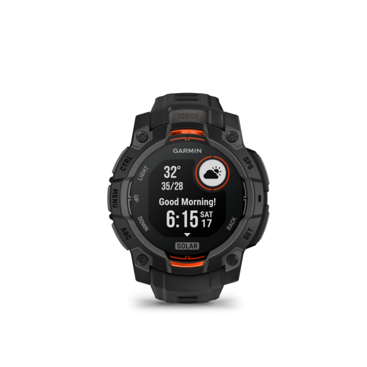GARMIN Instinct 3 Solar 50mm Black With Charcoal GA-010-02935-00