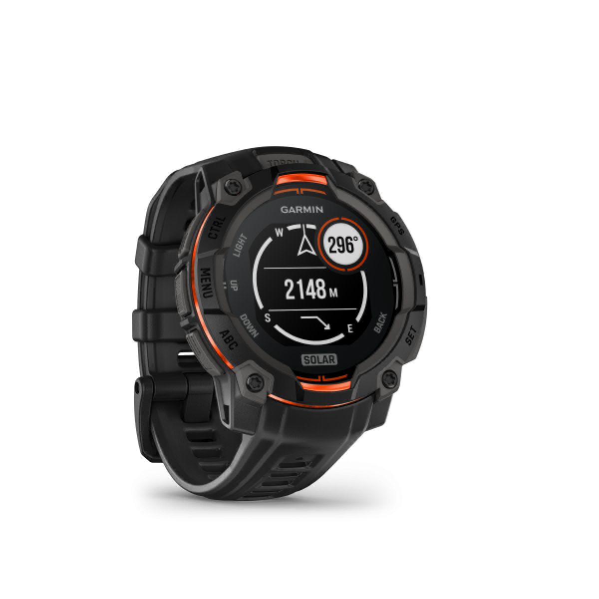 GARMIN Instinct 3 Solar 50mm Black With Charcoal GA-010-02935-00