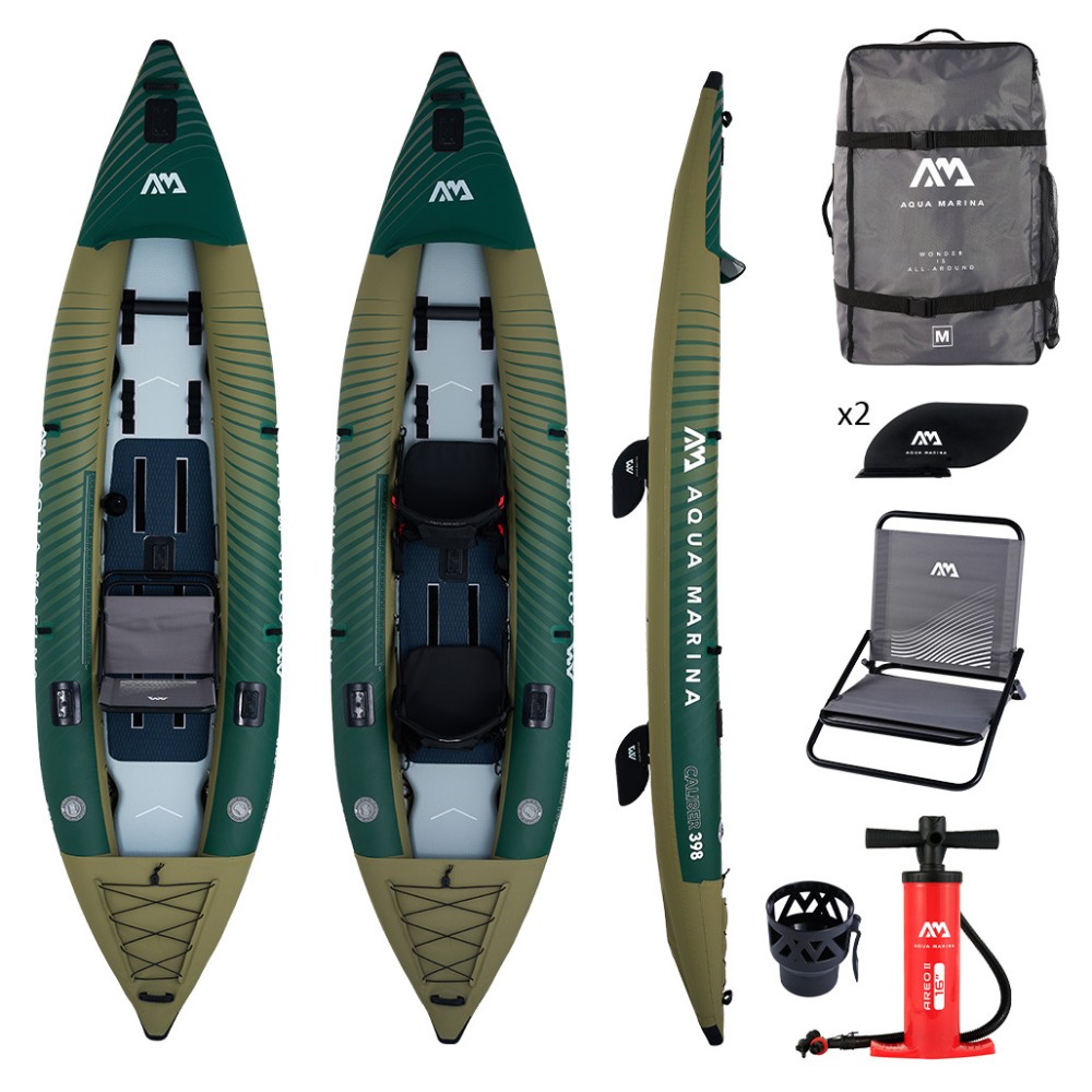 Καγιάκ Φουσκωτό 2 Ατόμων AQUA MARINA Caliber 398cm 28357