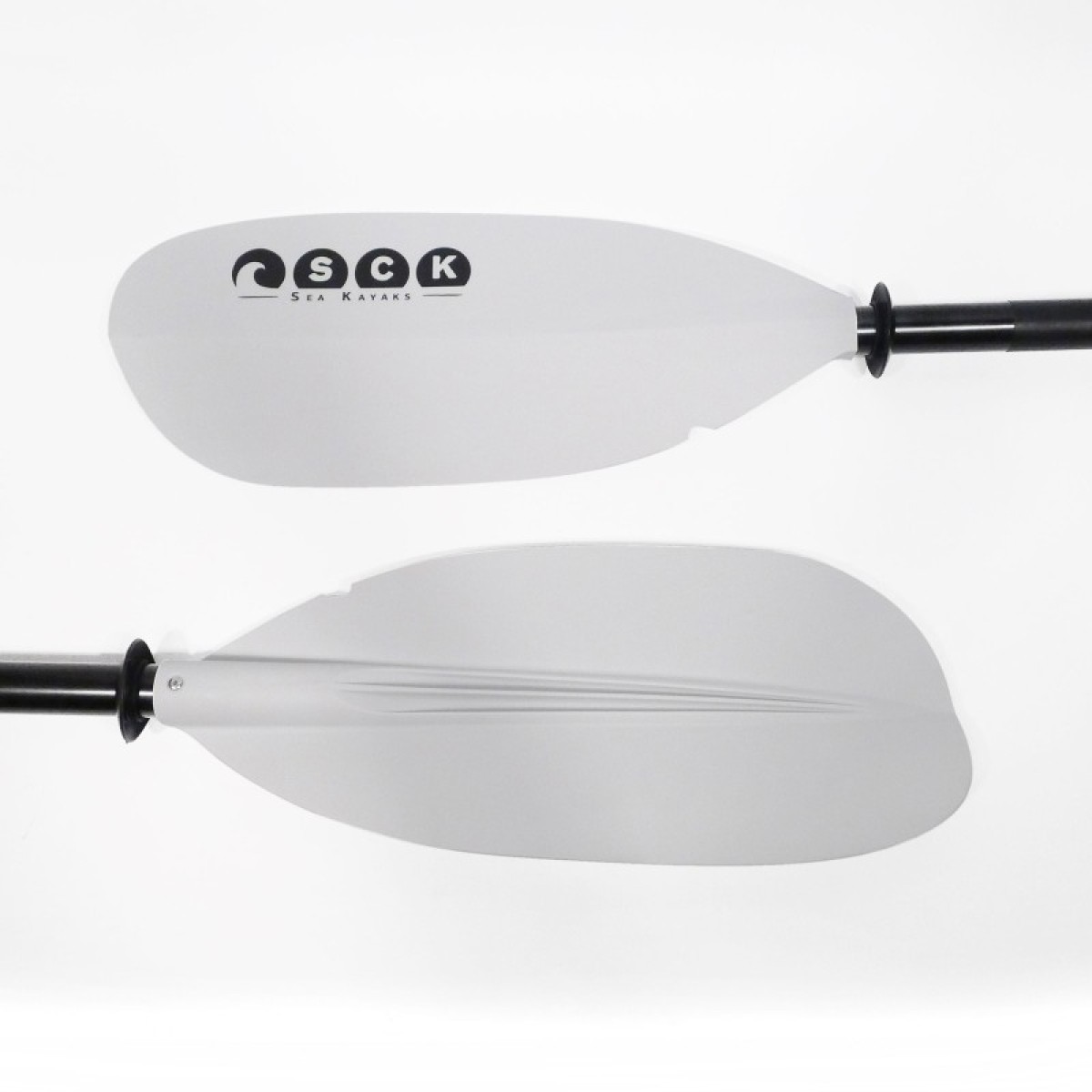 Κουπί καγιάκ Deluxe ρυθμιζόμενο 222-232cm Αλουμινίου διαιρούμενο - Άσπρο SCK