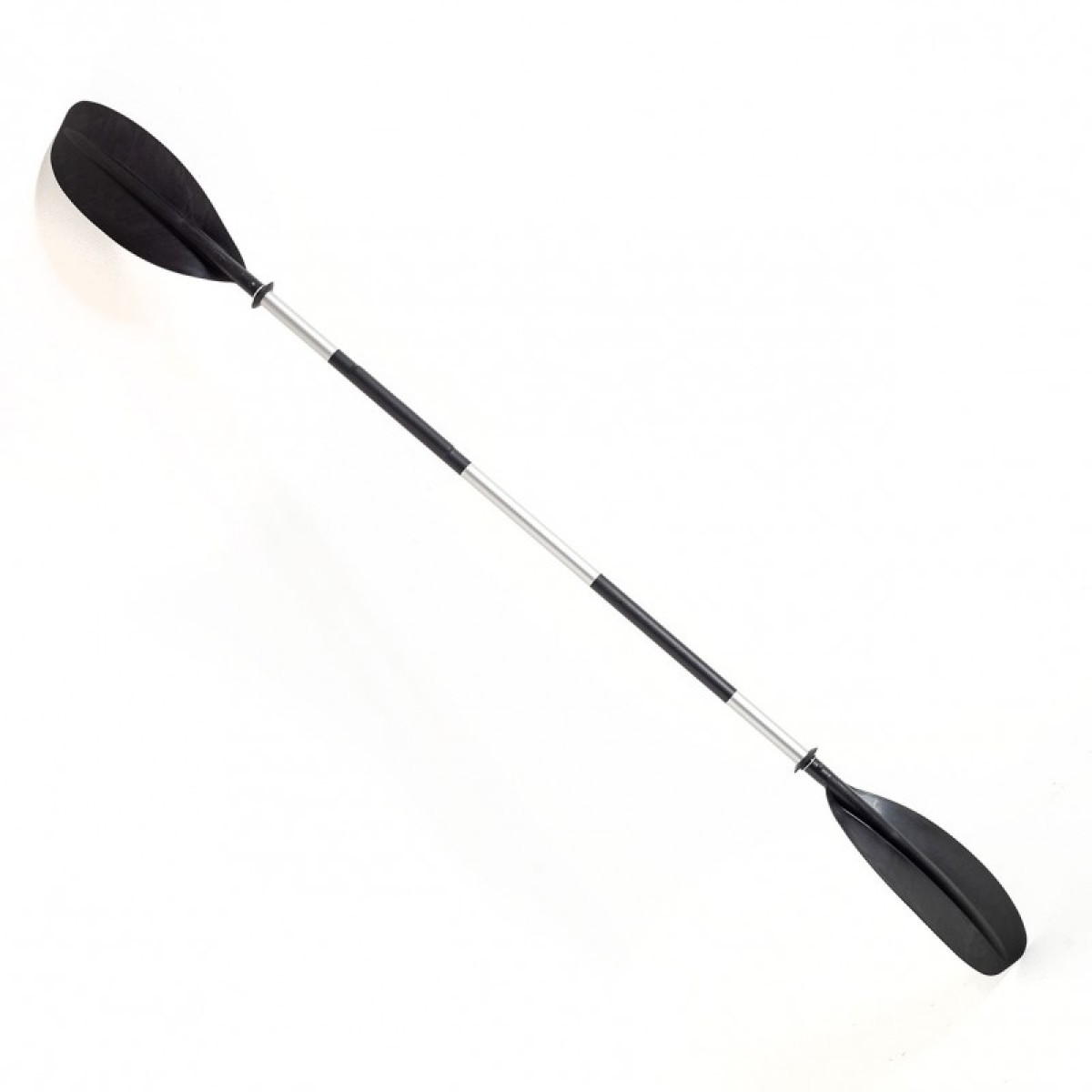 Κουπί καγιάκ Deluxe ρυθμιζόμενο 222-232cm Αλουμινίου διαιρούμενο - Μαύρο SCK