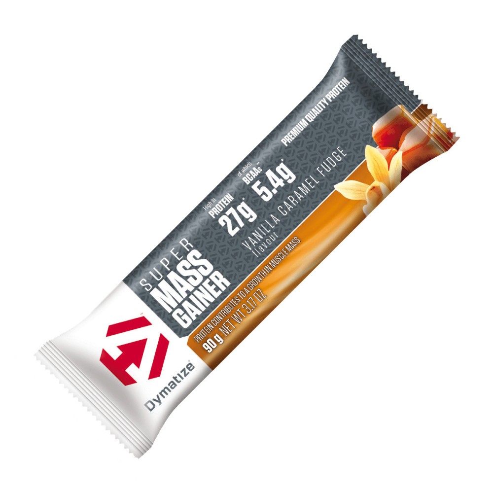 Μπάρα Πρωτείνης Super Mass Gainer Bar 90gr Dymatize Vanilla Caramel 101556