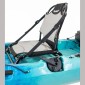 OCEANUS 335 pedal-step μονοθέσιο καγιάκ με κάθισμα αλουμινίου SCK - Μπλε/Τυρκουάζ