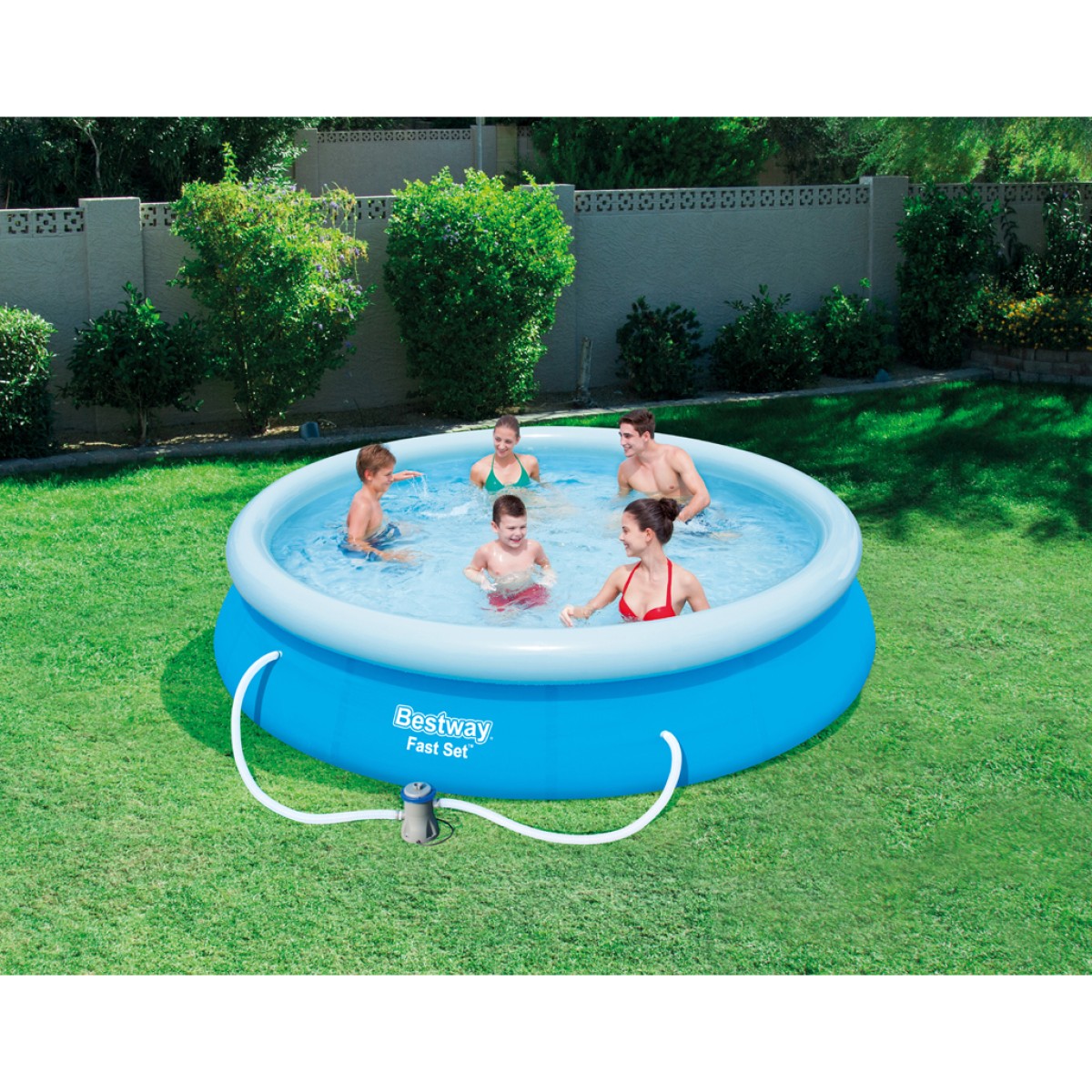 Πισίνα 57274 FAST SET POOL SET 366X76CM Bestway