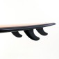 Σανίδα surf EPX Bamboo 7’2″ Black-Ruby SCK