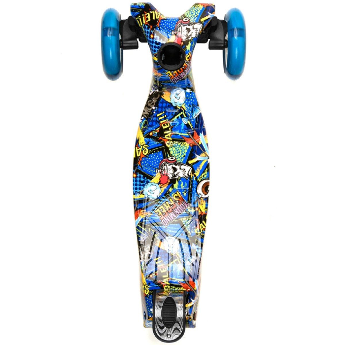 Τρίτροχο Πατίνι (Scooter) με Φωτιζόμενα Ροδάκια Μπλε, #11 ΑΘΛΟΠΑΙΔΙΑ